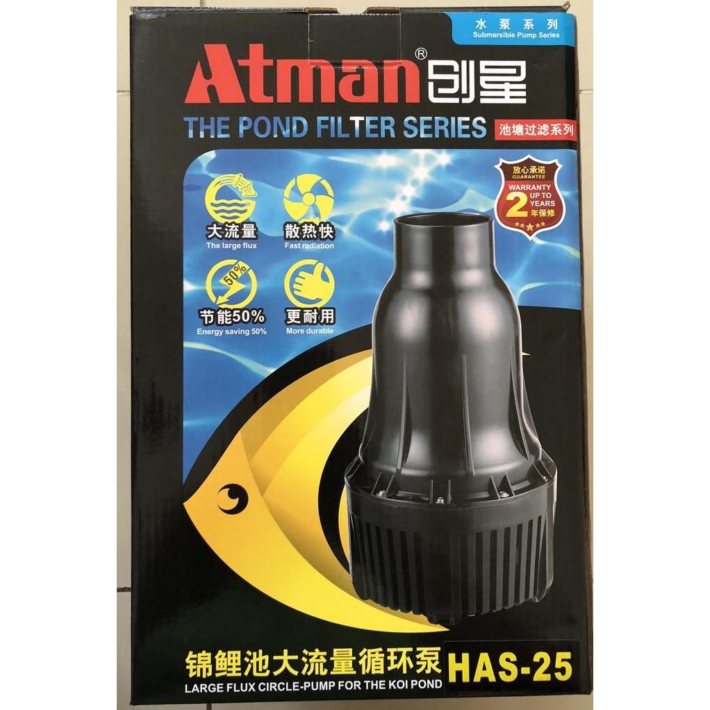 ATMAN HAS 25 Pompa Air Kolam Ikan & Pond