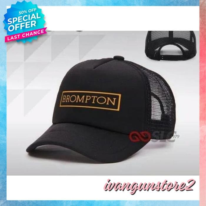 BEST PRODUK TOPI TRUCKER JARING HAT CAP DISTRO SEPEDA LIPAT BROMPTON POLOS CUSTOM INDONESIA PRIA WAN