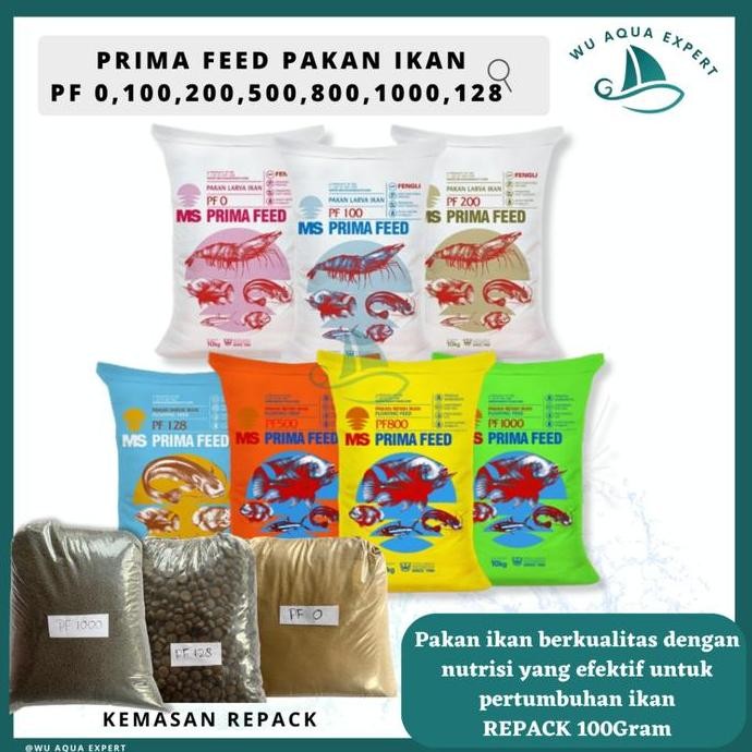 PAKAN IKAN PRIMA FEED MS PF 1000 800 500 200 100 0 128 SAK FENGLI LELE