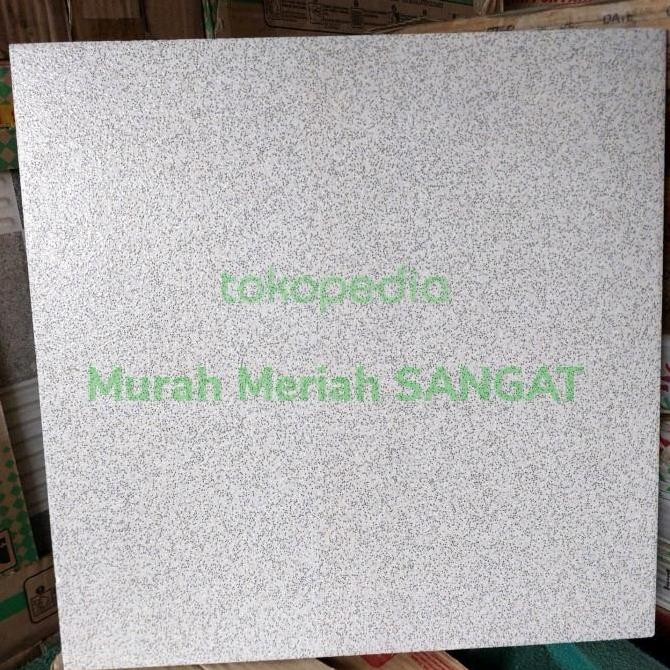 Terbaik Keramik Lantai Garasi 40X40 Kasar Abu Muda Granito Bintik 100% Ori