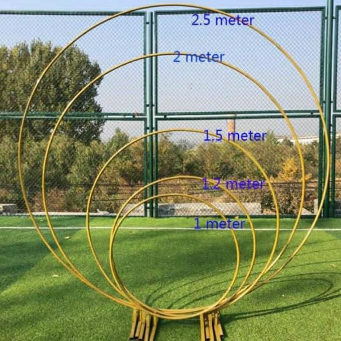 CIRCLE BACKDROP LINGKARAN DEKORASI / HULAHOOP besi KALI