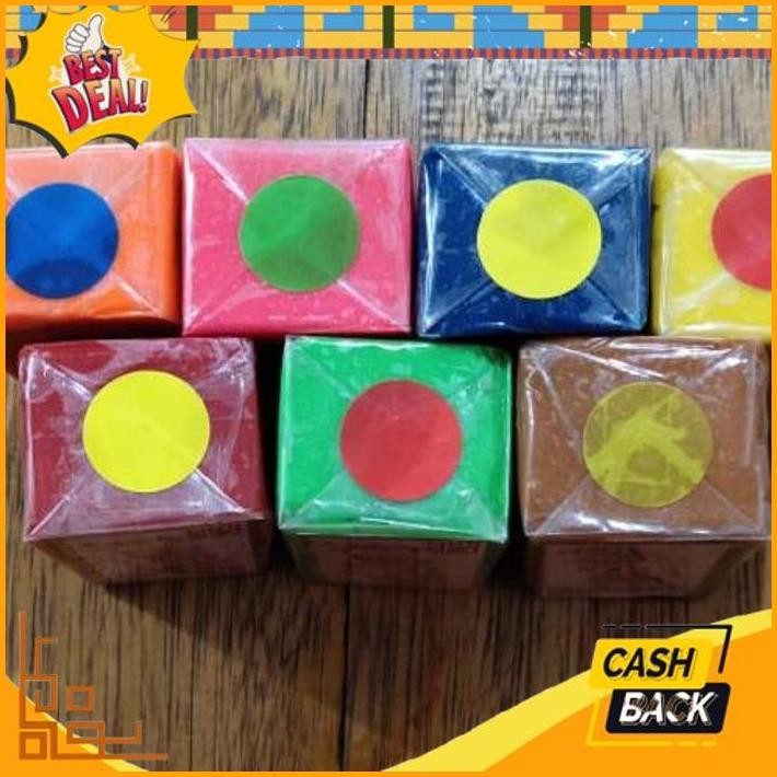 Terbaik Lilin Mainan Besar Warna-Warni 7 Warna (1Pcs)