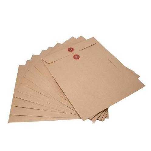 100 Lembar Amplop Coklat Ukuran Folio Polos Pakai Tali PPT 310 Crab LAT