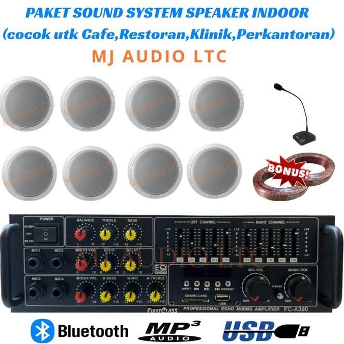 ,,,,,,,] PAKET SPEAKER CEILING BOSCH ORIGINAL (8 SPEAKER)