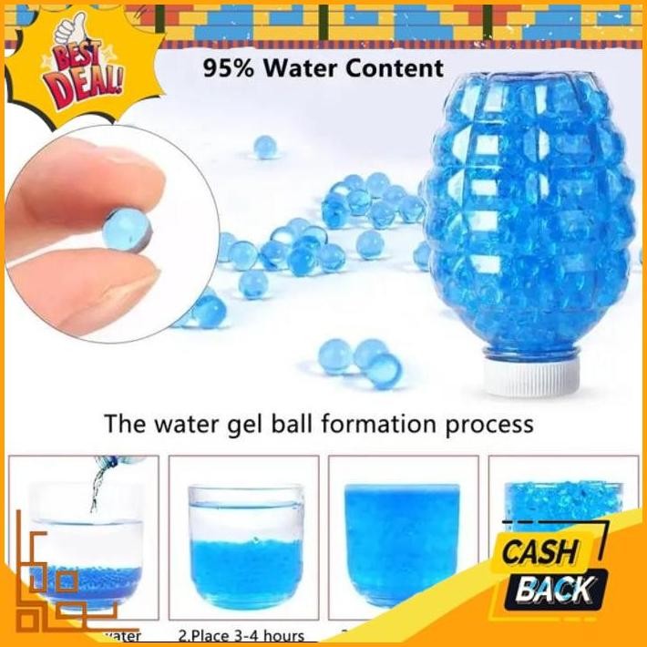 Terbaik Today Wgg Wgb Peluru Watergel Blaster Refill 13.000 Butir 7-8Mm Watergel Gun Hydrogel Hidrog