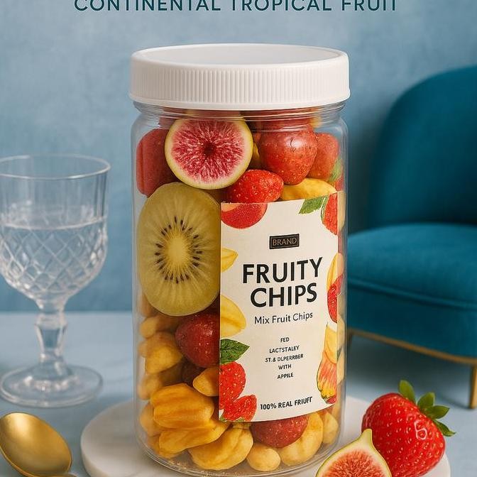 Promo FRUIT CHIPS & VEGGIE CHIPS MIX 700 ML - COD COD