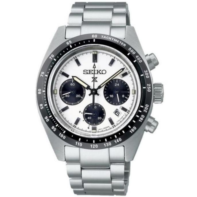 JAM TANGAN SEIKO PROSPEX SSC813P1 SPEED TIMER SOLAR PANDA SSC813 WR100 ORIGINAL DAN TERPERCAYA