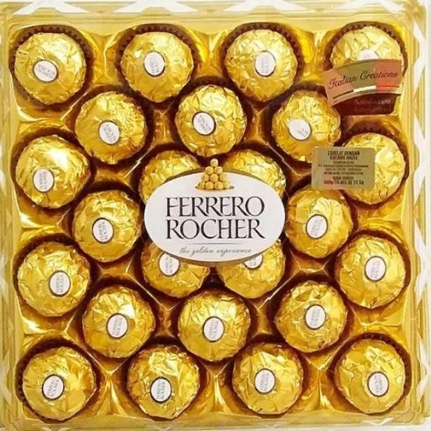 Promo Ferrero Rocher Chocolate Isi 24 / Ferrero Rocher Chocolate T24 COD