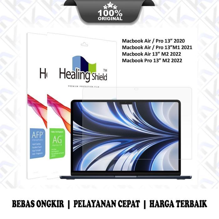 Anti Gores Macbook Air / Pro 13" M2 / M3 / M4 2022 Healing Shield Screen Protector Clear / Anti Refl