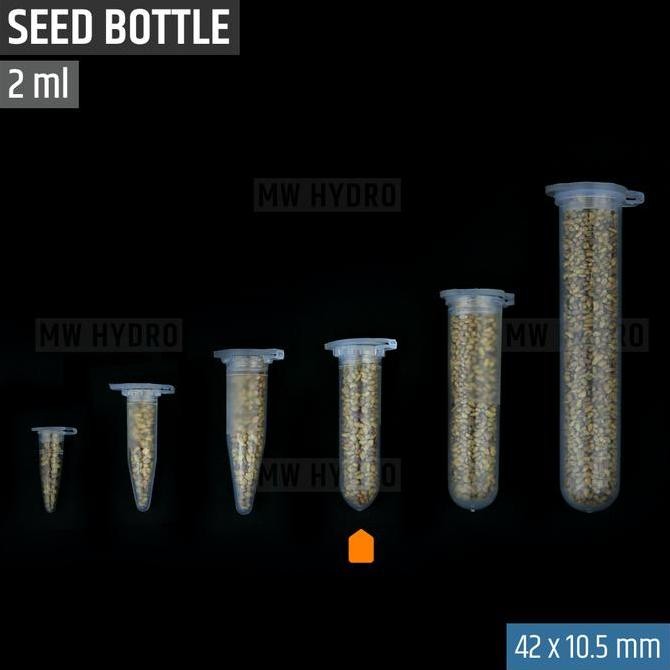 @#@#@#] 10 pcs Botol Benih Plastik / Plastic Seed Bottle - 2 ml