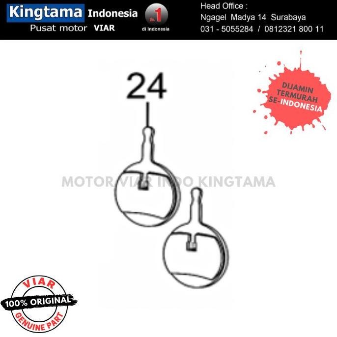 PAD SET ORION / KAMPAS REM DEPAN ATAU BELAKANG SEPEDA LISTRIK VIAR ORION