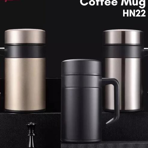 Tumbler Coffee Mug Coffee Tea Cup Stainless Steel 400Ml Hn22