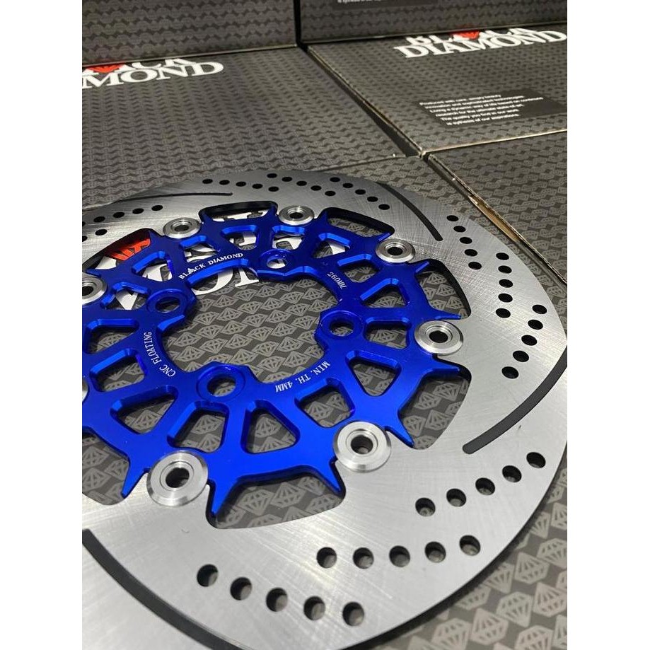 PIRINGAN CAKRAM BLACK DIAMON FLOATING 260MM VARIO 110 125 150 OLD LED BEAT FI ESP STREET DELUXE SCOO