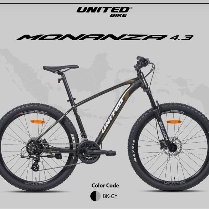 Sepeda MTB 27,5 Inch UNITED MONANZA 4.00 FRAME ALLOY