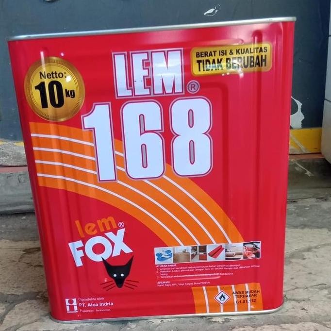Terbaik Lem Fox 168 Blek / Lem Kuning 10Kg 100% Ori