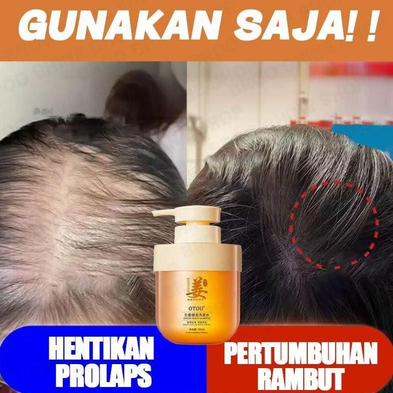 Shampoo Rambut Rontok Sampo Jahe Shampoo Anti Rontok  Penumbuh Rambut Sampo Pemanjangan Rambut Cepat