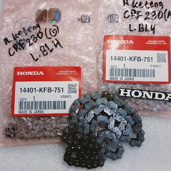 Rantai Keteng Mesin Kamprat Honda Crf 230 Original Ahm Made In Japan