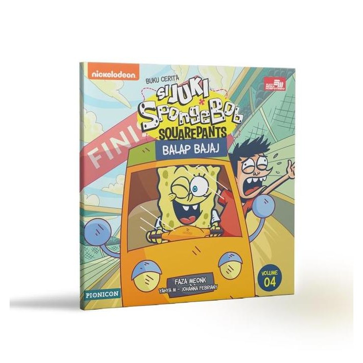 Buku Cerita Si Juki X Spongebob Squarepants: Balap Bajaj
