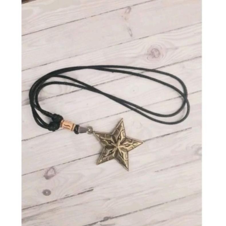 Smile Today Kalung Tali Korea Liontin Bintang Pria Dan Wanita Viral