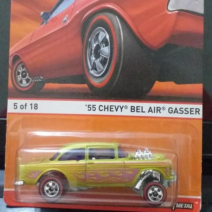 HOT WHEELS 55 CHEVY BEL AIR GASSER REDLINE