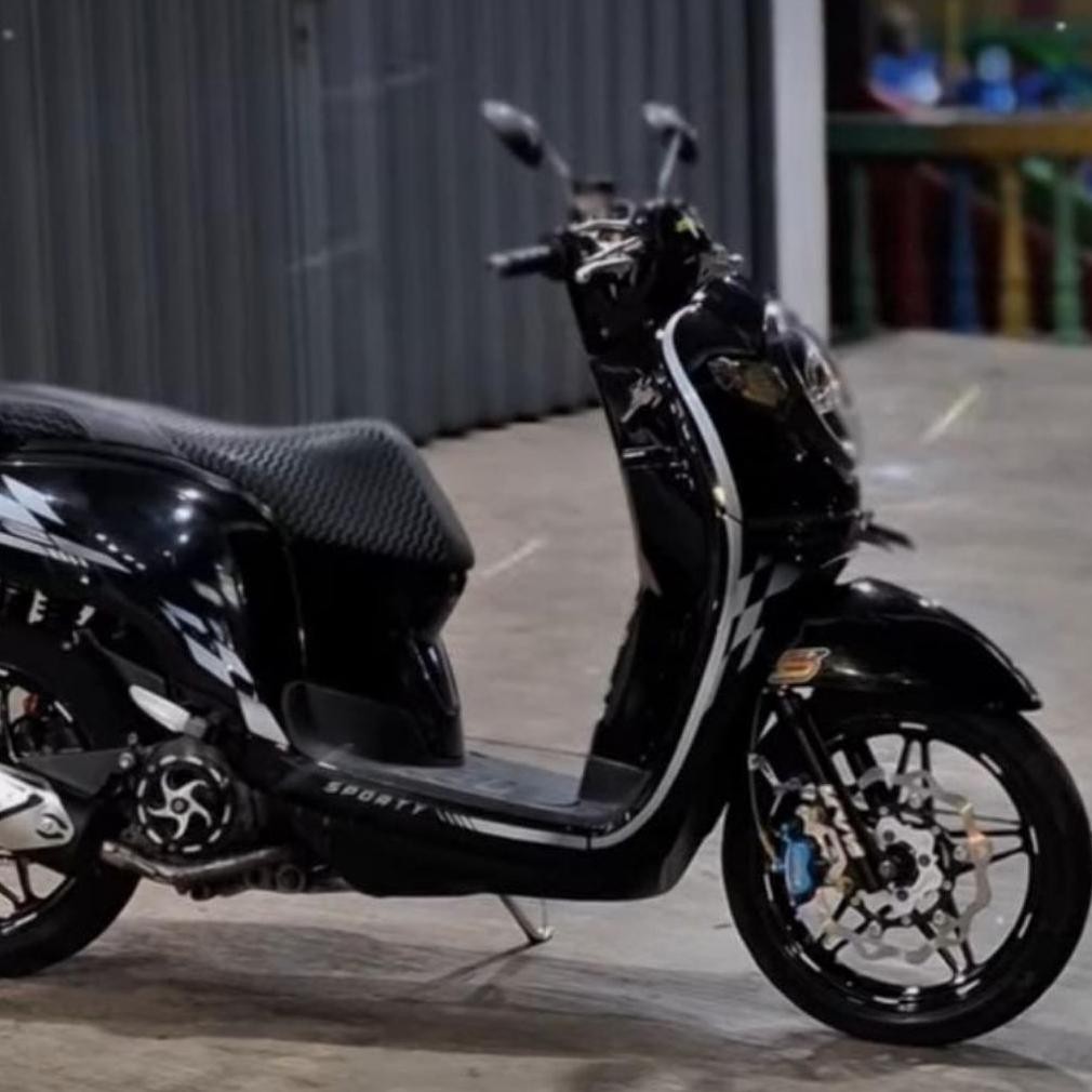 STRIPING SCOOPY COSTUM COPY ORIGINAL II STRIPING VARIASI SCOOPY DONAT OLD