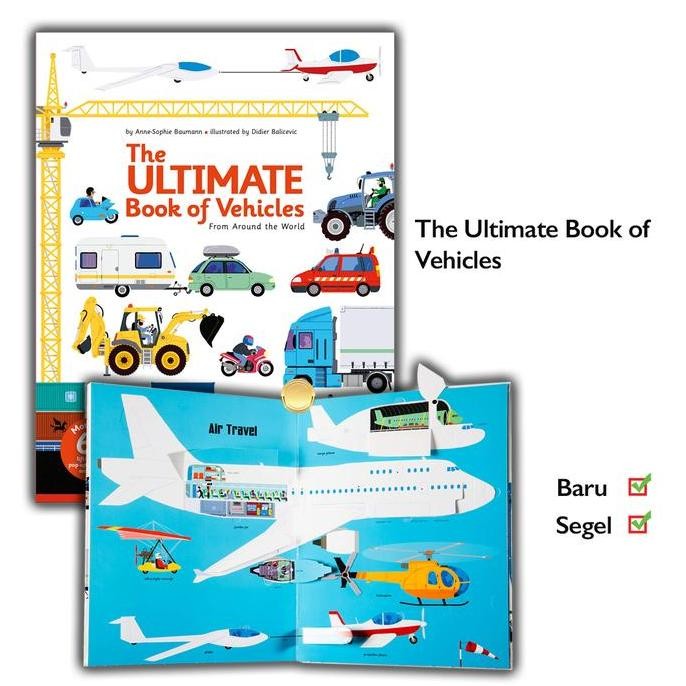 Buku The Ultimate Book Of Vehicles More Lift the Flap Pop Up Twirl