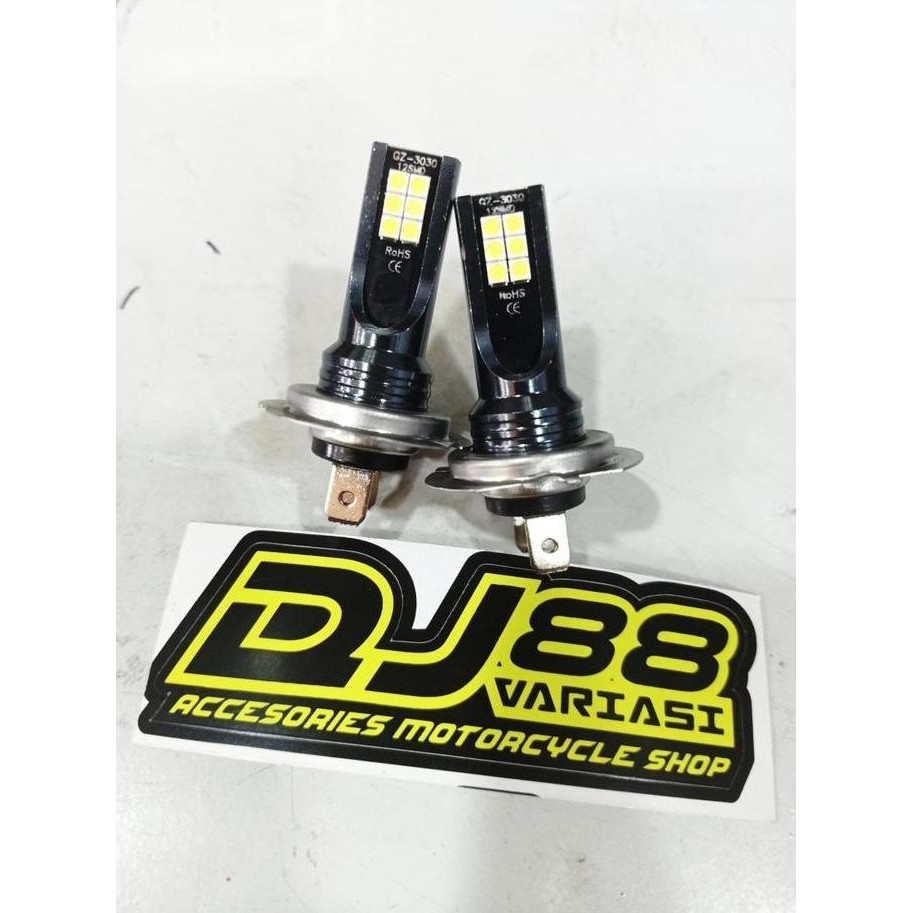 Lampu Led H7 Dtx Bohlam Led Ninja 250R Ninja 250 Fi Z250 Fi R25