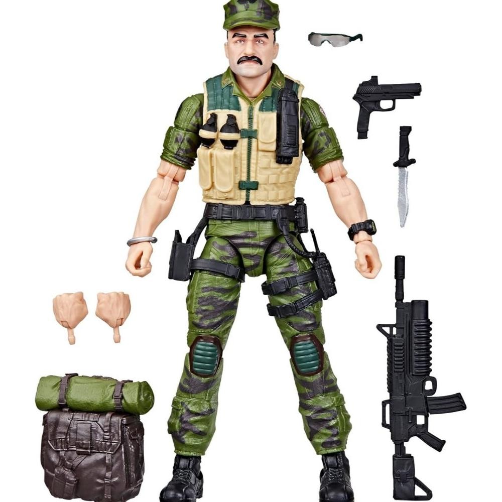 READY READY G.I. JOE CLASSIFIED SERIES #148, LEATHERNECK, KOLEKSI FIGUR AKSI 6 INCI DENGAN 8