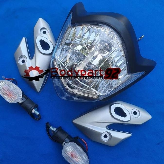 Reflektor Lampu Depan Vixion Old 2011 2012 Set Kuping Sen