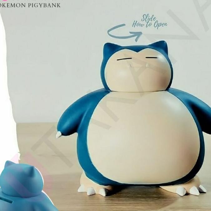 Celengan Kter Snorlax Pokemon Celengan Koin Coin Bank Tabungan Koin Fure Snorlax Pokemon Go Celengan