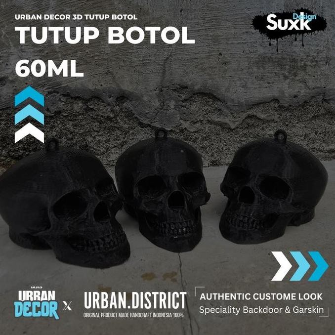 URBAN Decor 3D Tutup Botol 60Ml 3D Design By URBAN DISTRICT