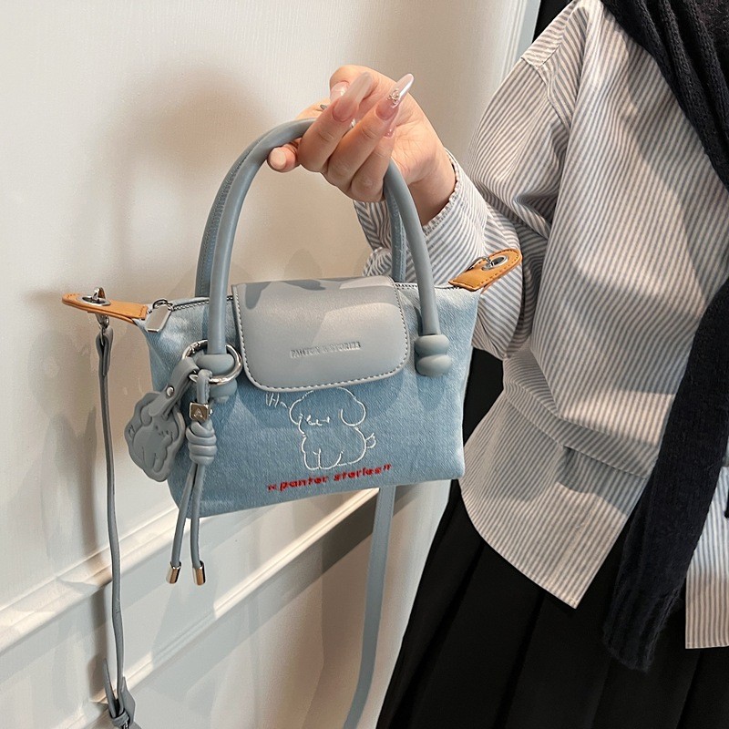 2025Tas Longchamp Genggam Fashion Trendy Super Populer Tas Selempang Bahu Tunggal