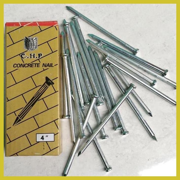 COD PAKU BETON 10CM PAKU BETON TEMBOK PUTIH GALVANIS 100MM 4INCH GOOD QUALITY