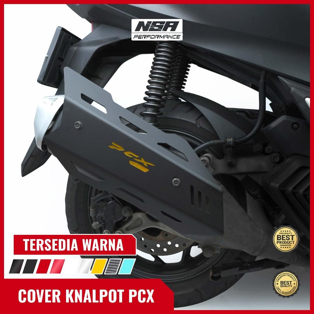 New - NSA COVER KNALPOT PCX 160 Muffler Tutup Knalpot PCX 160 AKSESORIS MOTOR HONDA PCX 160 NSA PERF