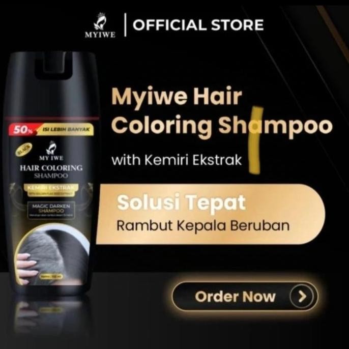 myiwe hair coloring shampoo