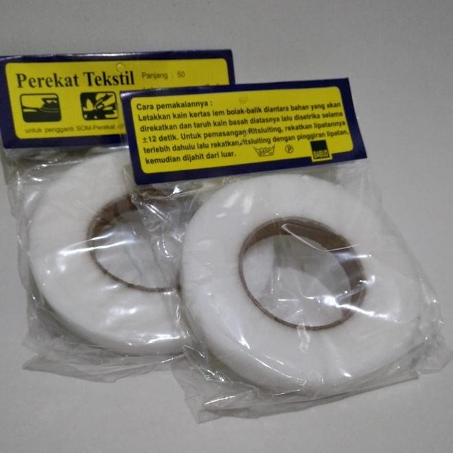 perekat tekstil som - lem kain dua sisi