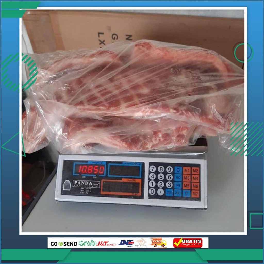 Pork Back Ribs/Pork Spare Ribs/Iga Babi (Slab) Non Halal
