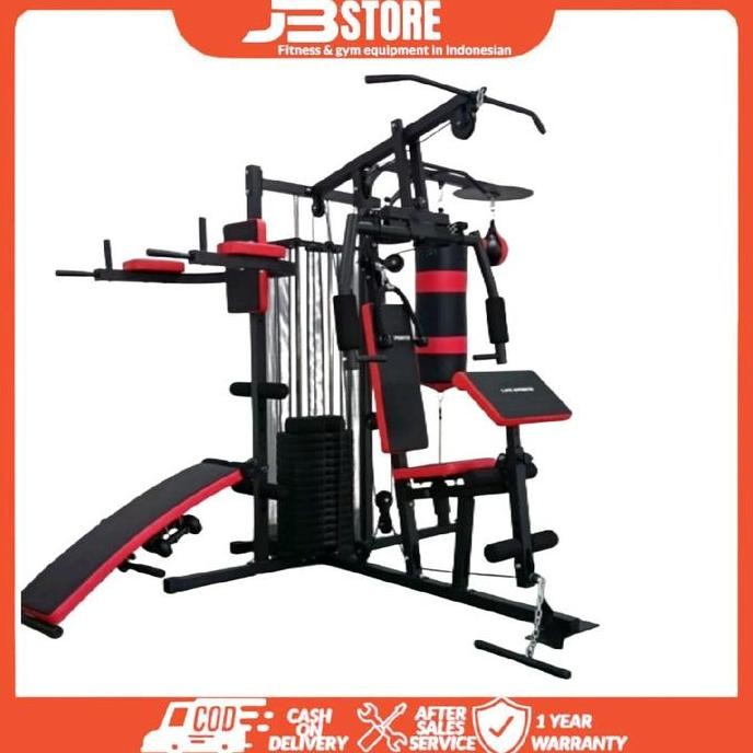Alat Fitnes Home gym 3 sisi Samsack-Olahraga Angkat Beban Fitnes gym