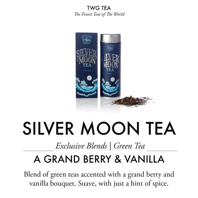 READY STOCK TWG TEA SILVER MOON TEA, HAUTE COUTURE TEA TIN, 100G 