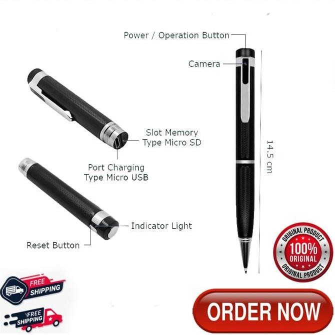 Spy Camera Pen V8 HD 1080P - Kamera Pen