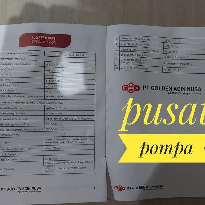 Sprayer Semprot Hama Swan Ap-15 (15 Liter)