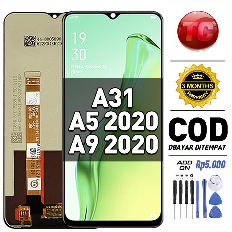 Update! LCD For OPPO A31 LCD OPPO A5 2020 / A9 2020 Original Fullset Ori asli Glass Touchscreen Digi