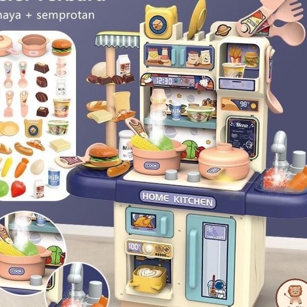 Mainan Anak Perempuan Masak Masakan Besar Lengkap Fullset Cook Dream Kitchen
