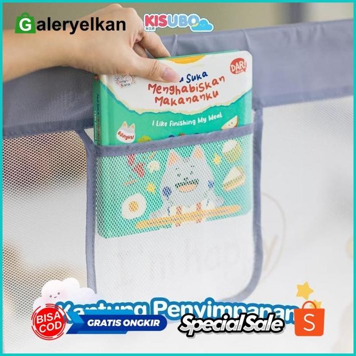 Promo Xtra Lij-56 [Harga Per Sisi] Kisubo Baby Bed Rail Safe Bed Rails Sekat Kasur Pembatas Aman Pag