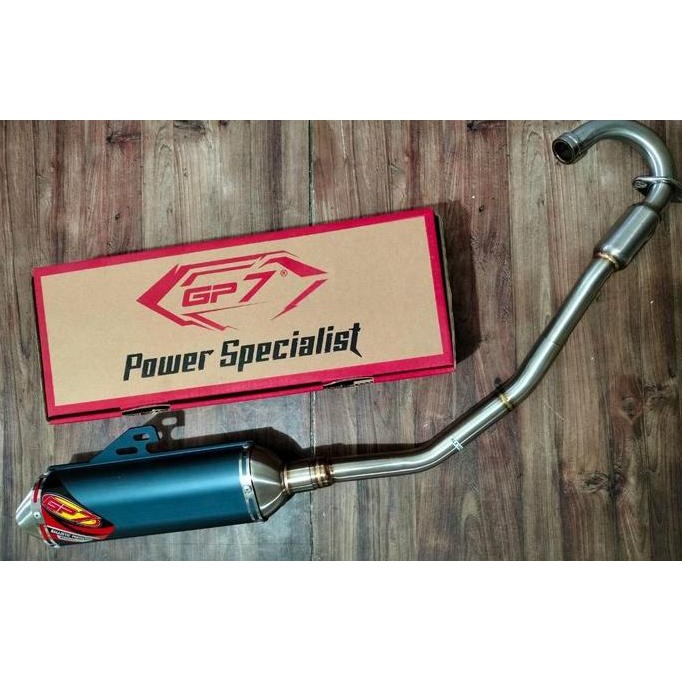 Knalpot Gp7 Ballistic Predator Klx 150 Dtracker 150 Original Gp7