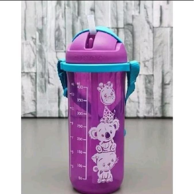 Kiddos tumbler tupperware botol minum anak ada sedotan ada talinya