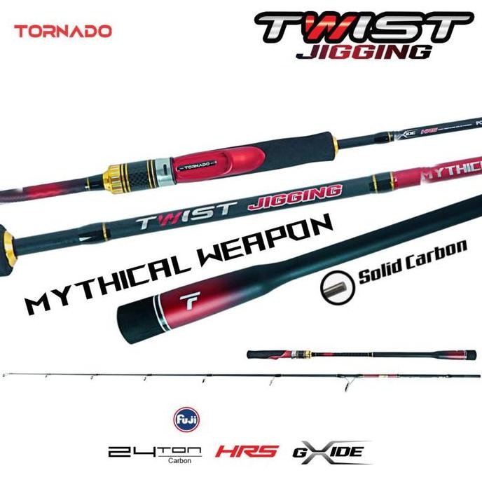 Tornado Joran Pancing Spinning Twist Jigging Mythical Weapon 180Cm Pe 1-3 & 2 - 4 Hi-Carbon Solid Hr