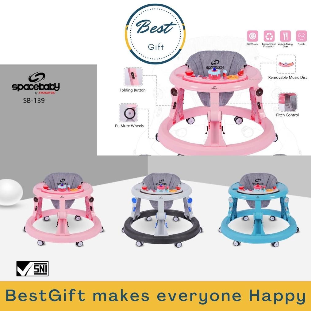 Baby Walker SB-139 Space Baby Musik & Lampu
