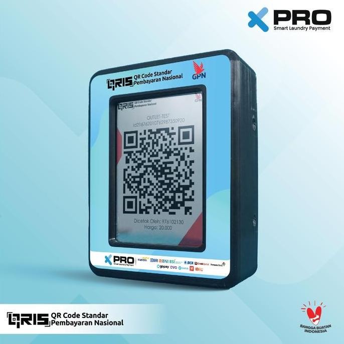 Premium XPRO Xpro Card dan Qris Payment System Laundry Solusi Pembayaran Cerdas untuk Laundry Promo