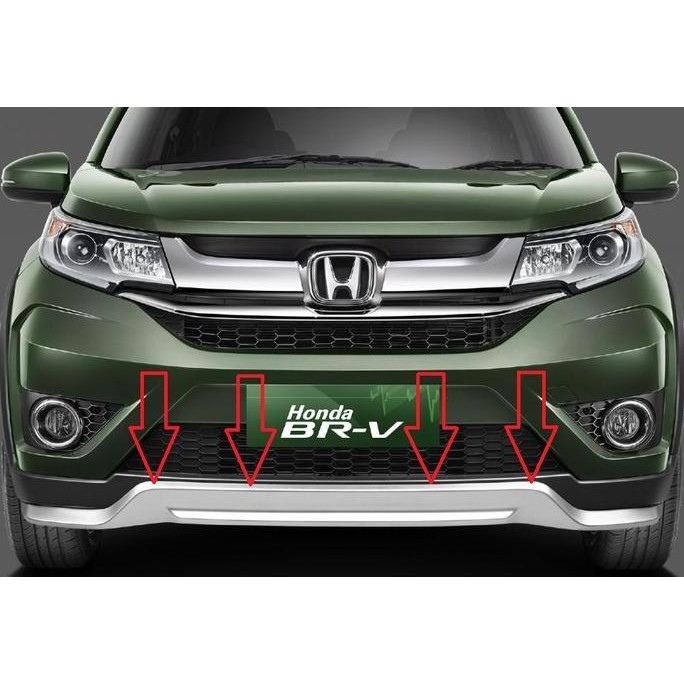 Spoiler Bumper DEPAN SILVER BRV PRESTE 2016-2020 orinal honda
